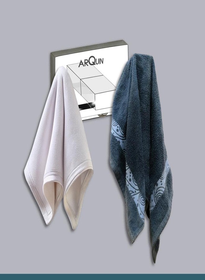 ARQUIN Taurus 304 Grade Stainless Steel Robe Hook/Robe Hook/Bathroom Accessories (Chrome, Pack of 4) - Image 2